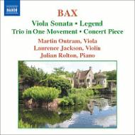 バックス（1883-1953）/Viola Sonata Etc： Outram(Va) Rolton(P) Etc
