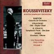 Хȡ (1881-1945)/Concerto For Orchestra Koussevitzky / Bso +r. strauss Stravinsky