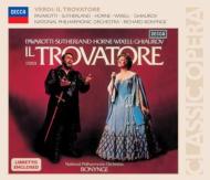 ǥ1813-1901/Il Trovatore Bonynge / National Po Pavarotti Sutherland Horne