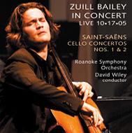 ᥵ (1835-1921)/Cello Concerto.1 2 Etc Bailey(Vc) Wiley / Raonoke So +massenet