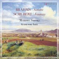 ブラームス（1833-1897）/(Flute)violin Sonata.3： 佐々木真(Fl) 石井克典(P) +schubert： Fantasie