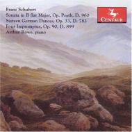 塼٥ȡ1797-1828/Piano Sonata.21 Impromputus D.899 German Dances Rowe