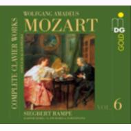 モーツァルト（1756-1791）/Complete Keyboard Works Vol.6： Rampe(Cemb Fp Clavichord)