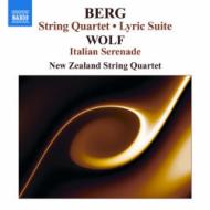 String Quartet, Lyric Suite: New Zealand Sq +wolf: Italian Serenade