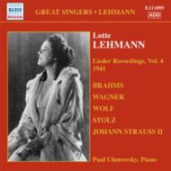 Soprano Collection/Lotte Lehmann Lieder Recordings Vol.4-1941