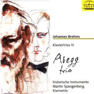 ブラームス（1833-1897）/Clarinet Trio Piano Trio Op. posth： Spangenberg(Cl) Abegg Trio