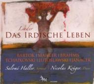 Das Irdische Leben-mahler, Bartok, Tchaikovsky, Brahms, Lutoslawski, Hanacek: Songs: Haller(S)Kruger(P)