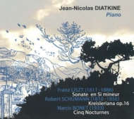 Piano Sonata: Diatkine +schumann: Kreisleriana, Bonet