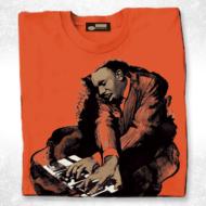 Jimmy Smith: Finest In Jazz: T-shirt: Orange: S