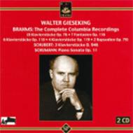 ピアノ作品集/Gieseking Complete Columbia Recordings-brahms Schubert Schumann