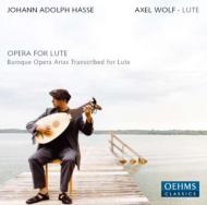 Opera Arias Transcribed For Lute: A.wolf(Lute)
