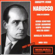 Nabucco(German): Klobucar / Vienna Rso Colombo Scheyrer Berry Javanovic Zlabinger Vadura