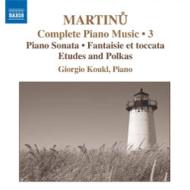 マルチヌー（1890-1959）/Piano Works Vol.3： Koukl