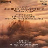 ʡ1854-1928/Violin Concerto Suk(Vn) Neumann / Czech Po +dvorak Piano Concerto Moravec(P) Et