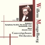 シューベルト（1797-1828）/Sym.9： Mengelberg / Concertgebouw O +rosamunde Overture Gluck： Alceste