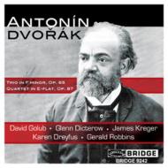 ドヴォルザーク（1841-1904）/Piano Quartet.2 Piano Trio.3： Golub(P) Dicterow(Vn) K. dreyfus(Va) Kreger(Vc)