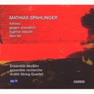 Spahlinger Mathias (1944-)/Furioso： Ensemble Modern Ensemble Recherche Arditti Q