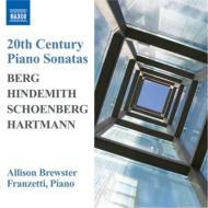 ピアノ作品集/20th Century Piano Sonatas-berg Hindemith Schoenberg Hartmann： Franzetti