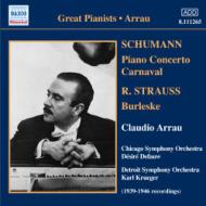 塼ޥ󡢥٥ȡ1810-1856/Piano Concerto Carnaval Arrau(P) Krueger / Detroit So +r. strauss Burleske