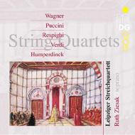 弦楽四重奏曲集/Wagner Puccini Respighi Verdi Humperdinck： Leipzig Sq Ziesak