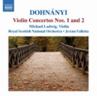 ドホナーニ、エルンスト・フォン（1877-1960）/Violin Concerto 1 2 ： M. ludwig(Vn) Falletta / Royal Scottish National