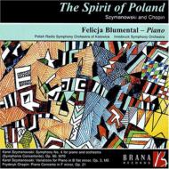 シマノフスキ(1882-1937)/Sym 4 ： Blumental(P) Kord / Polish Rso +chopin： Piano Concerto 2