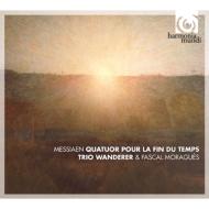 メシアン、オリヴィエ（1908-1992）/Quatuor Pour La Fin Du Temps Etc： Trio Wanderer Moragues(Cl)