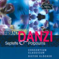 ダンツィ（1763-1826）/Septet Op.10 15 Clarinet Potpourri 1 3： Klocker / Consortium Classicum