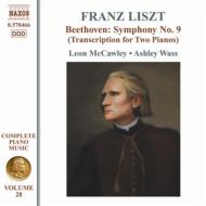 ١ȡ1770-1827/(Liszt 2 Pianos)sym 9 (Liszt Complete Piano Works Vol.28) Mccawley Wass(P)