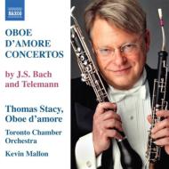 バッハ（1685-1750）/Oboe D'amore Concertos： Stacy(Ob D'amore) Mallon / Toronto Co +telemann