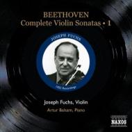 ١ȡ1770-1827/Complete Violin Sonatas Vol.1 J. fuchs(Vn) Balsam(P)