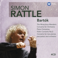 Concertos, Orchestral Works : Rattle / City of Birmingham Symphony Orchestra, Donohoe, Chung Kyung-wha, etc (4CD)