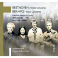 Beethoven Triple Concerto, Brahms Violin Concerto : Novotny, Rumi Itoh, Kanka, Belohlavek / Prague Philharmonic