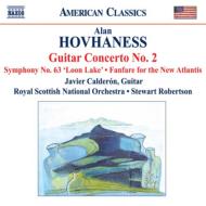 ホヴァネス、アラン（1911-2000）/Guitar Concerto 2 Sym 63 Etc： S. robertson / Royal Scottish National O