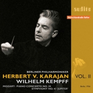 ⡼ĥȡ1756-1791/Sym 41 Piano Concerto 20  Karajan / Bpo Kempff(P) (1956)