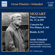 ⡼ĥȡ1756-1791/Piano Concerto 10 27 Etc Schnabel(P) Boult / Barbirolli / Lso K. u.schnabel(P)