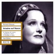 シュトラウス、リヒャルト（1864-1949）/Ariadne Auf Naxos： Bohm / Vienna State Opera Reining M. lorenz Seefried