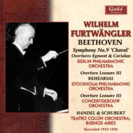 ベートーヴェン（1770-1827）/Sym 9 ： Furtwangler / Bpo Etc (1943) +leonore 3 Handel Schubert