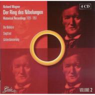 ワーグナー（1813-1883）/Der Ring Des Nibelungen(Hlts)-historical Recordings Vol.2 1926-1951： V / A