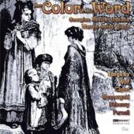 歌曲オムニバス/The Color Of The Word-wolf Caplet Mussorgsky Debussy Purcell： Resick(S) W. jones(P)