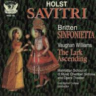 ホルスト (1874-1934)/Savitri： Manhattan School Of Music Chamber Sifonia ＆ Opera Theater