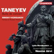 タネーエフ（1856-1915）/Concert Suite： Mordkovitch(Vn) Jarvi / Scottish National O +rimsky-korsakov