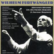 ֥顼ॹ1833-1897/Ein Deutsches Requiem Furtwangler / Stockholm Po Etc