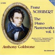 塼٥ȡ1797-1828/Piano Sonata 13 18 21 Wanderer-fantasy Etc Goldstone