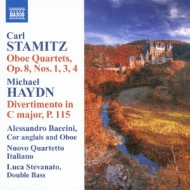 奿ߥåġ1745-1801/Oboe Quartets Baccini(Ob) Nuovo Q +m. haydn Divertimento