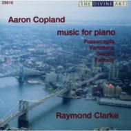 コープランド（1900-1990）/Piano Music： R. clarke