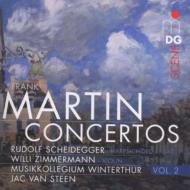 マルタン、フランク（1890-1974）/Polyptyque Harpsichord Concerto Etc： W. zimmermann(Vn) Scheidegger(Cemb) Steen