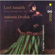 ヤナーチェク（1854-1928）/String Quartet 1 2 ： Leipzig Sq +dvorak： Cypresses