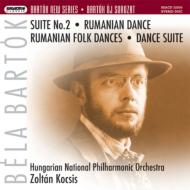 バルトーク (1881-1945)/Suite 2 Rumanian Dance Etc： Kocsis / Hungarian National Po (Hyb)
