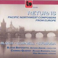 　オムニバス（作曲家）/Returns-pacific Northwest Composers From Europe： Slovak Sinfonietta Carmina Q